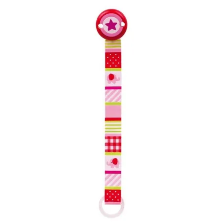 Heimess Schnullerkette Elefant pink