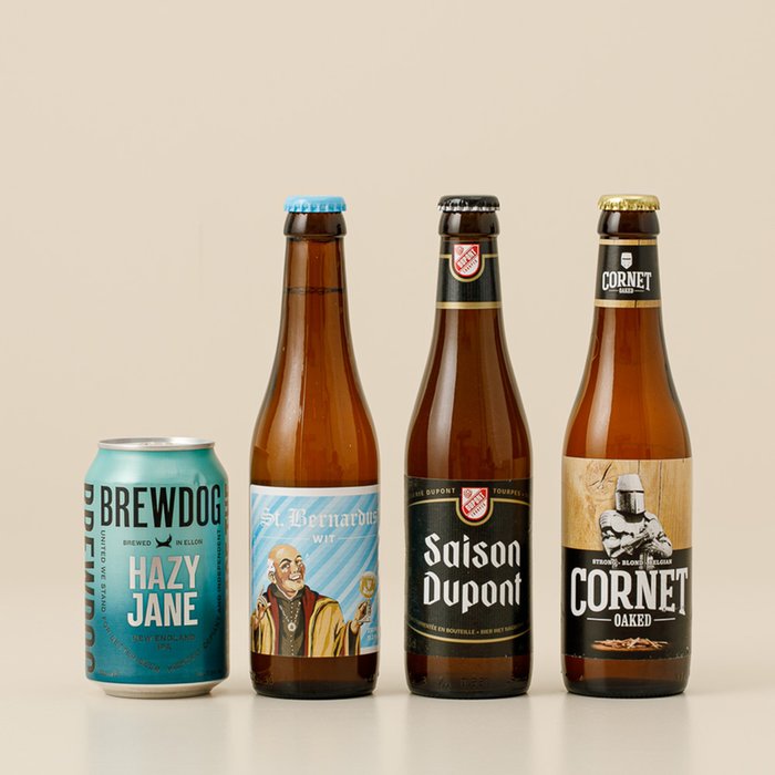 Online bierproeverij | Bierpakket | 4x 33cl
