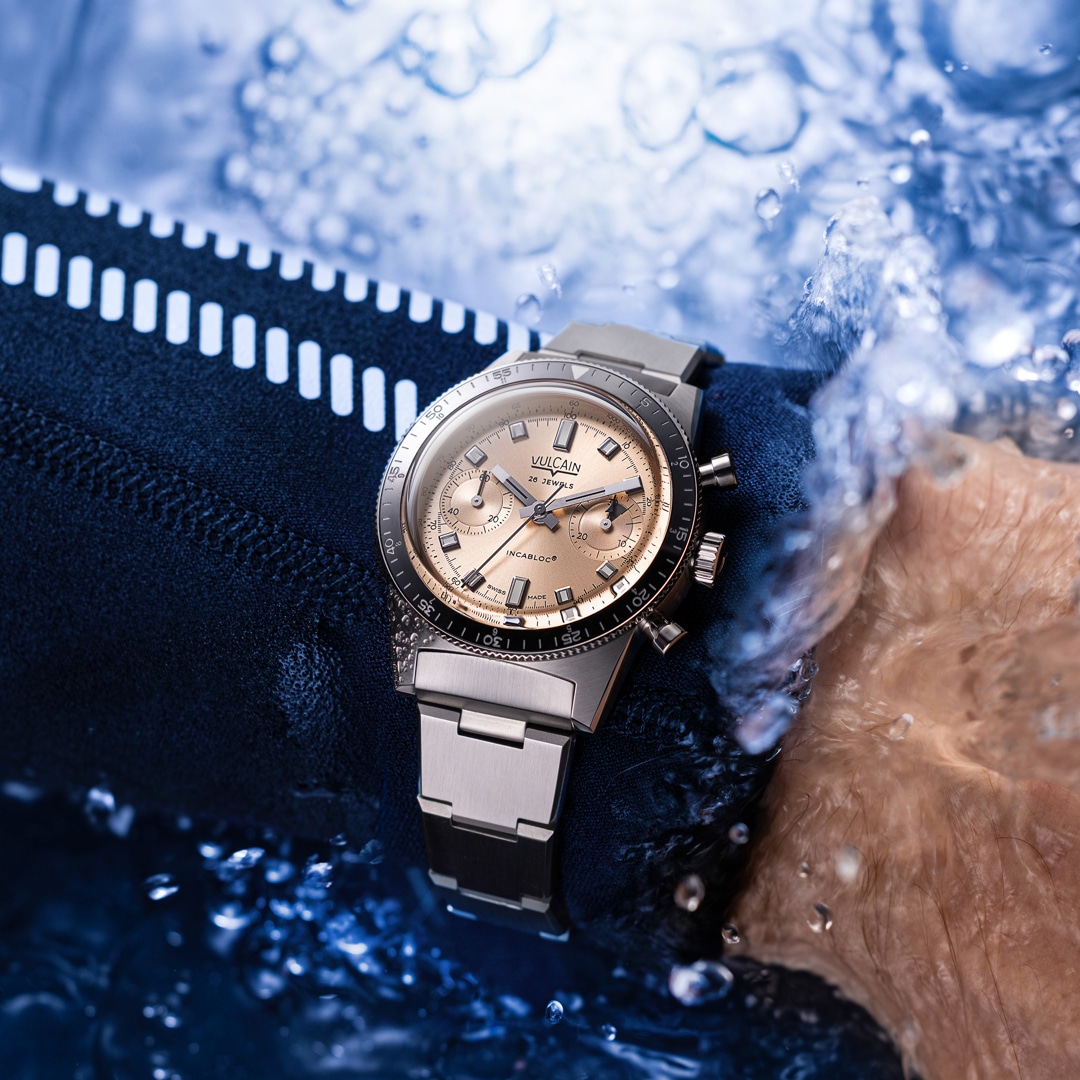 Vulcain Skindiver Chronograph Salmon Limited Edition