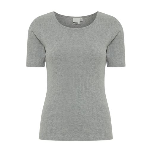 Ichi Kortærmet T-shirt, Grey, L