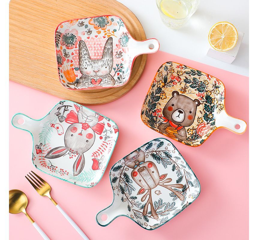Choyce - Print Vierkant Keramisch Bord