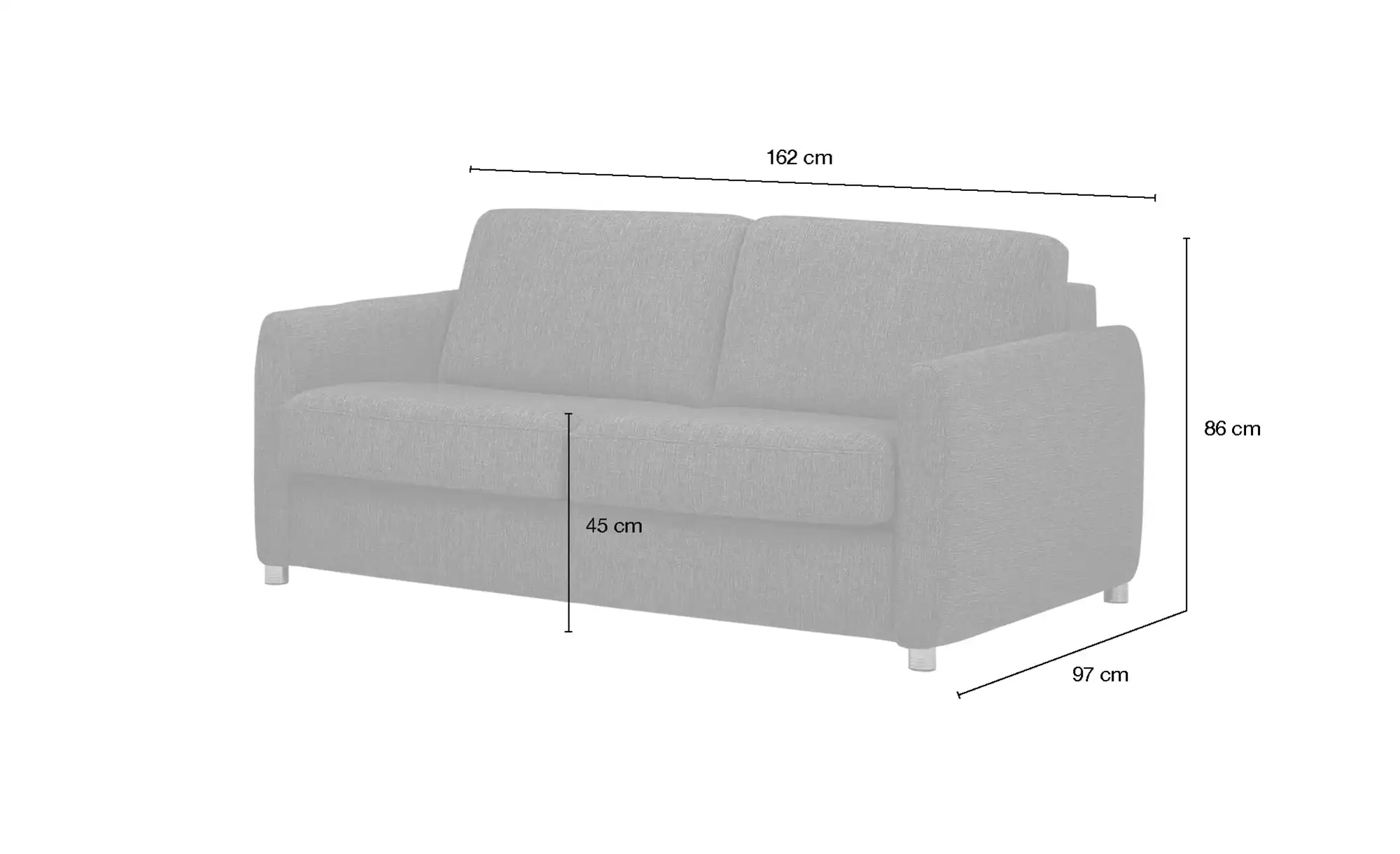 Betty Schlafsofa Webstoff Betty