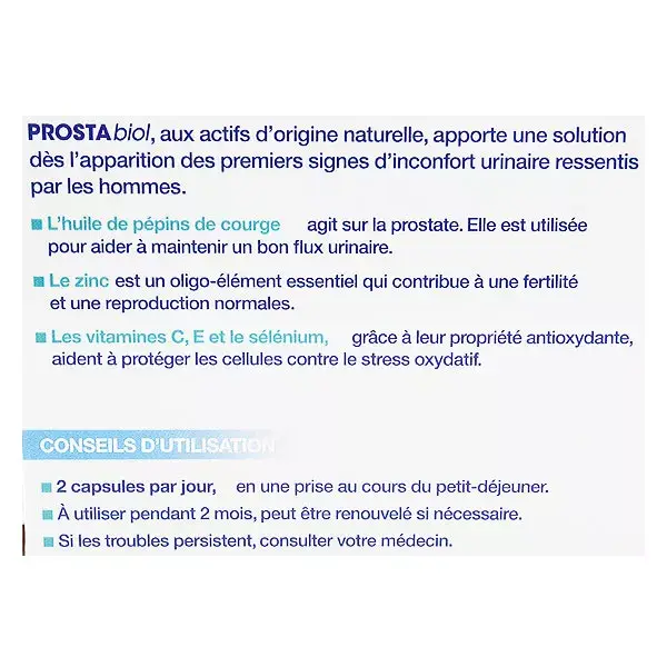 Nutrisanté Men Prostabiol Conforto Urinário 60 cápsulas