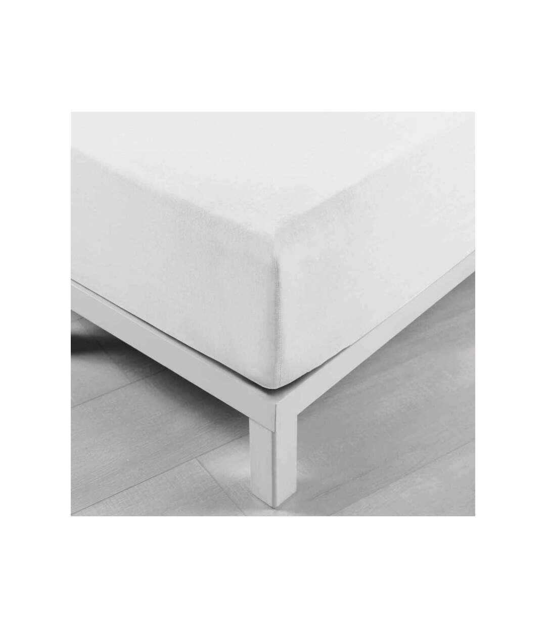 Drap Housse Stonalia 160x200cm Blanc