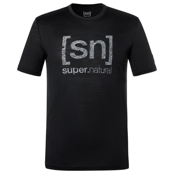 super.natural - Logo Lines Tee - Haut en mérinos