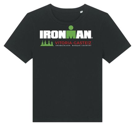 T-Shirt Manches Courtes Ironman Vitoria Noir Femme