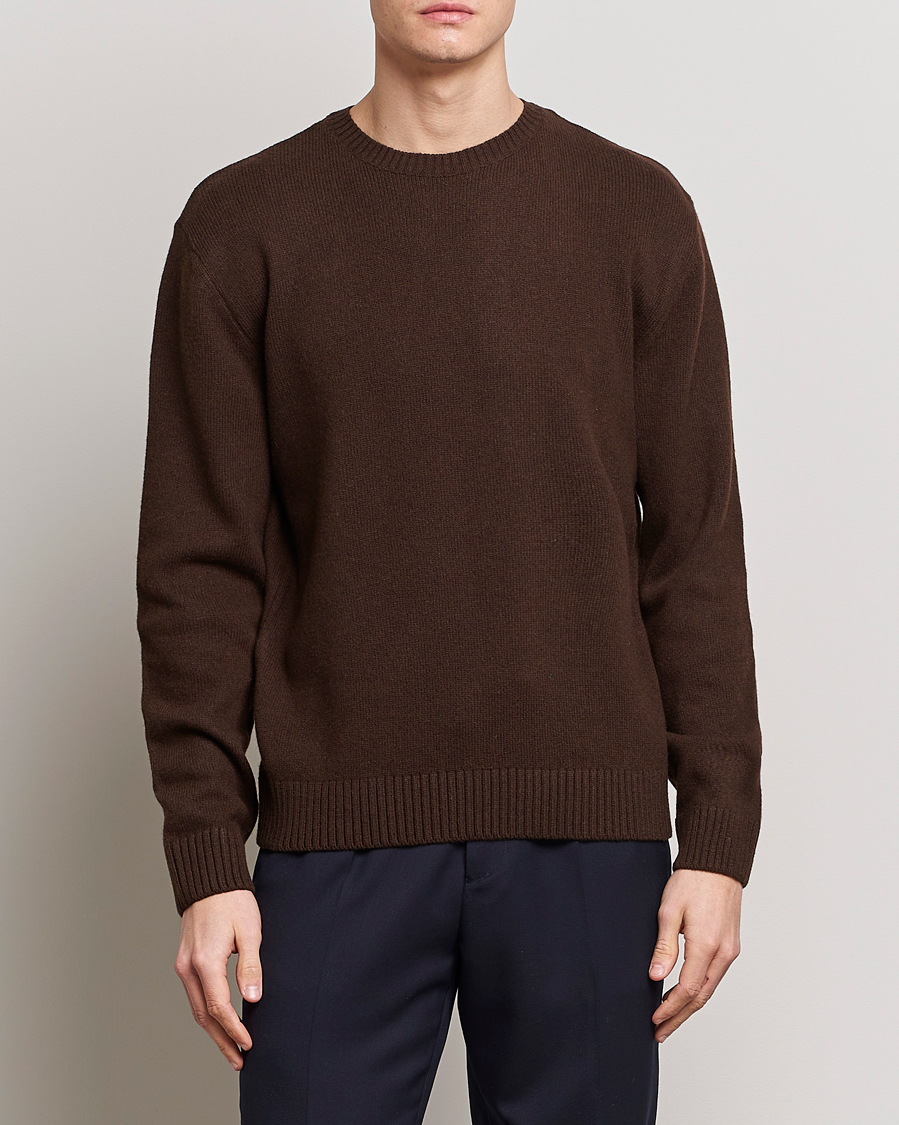 Colorful Standard Classic Merino Wool Crew Neck Coffee Brown