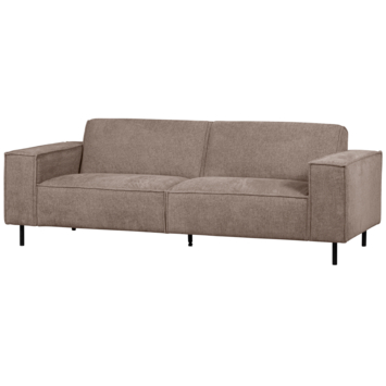 WOOOD 3-zits bank Roman taupe chenille stof