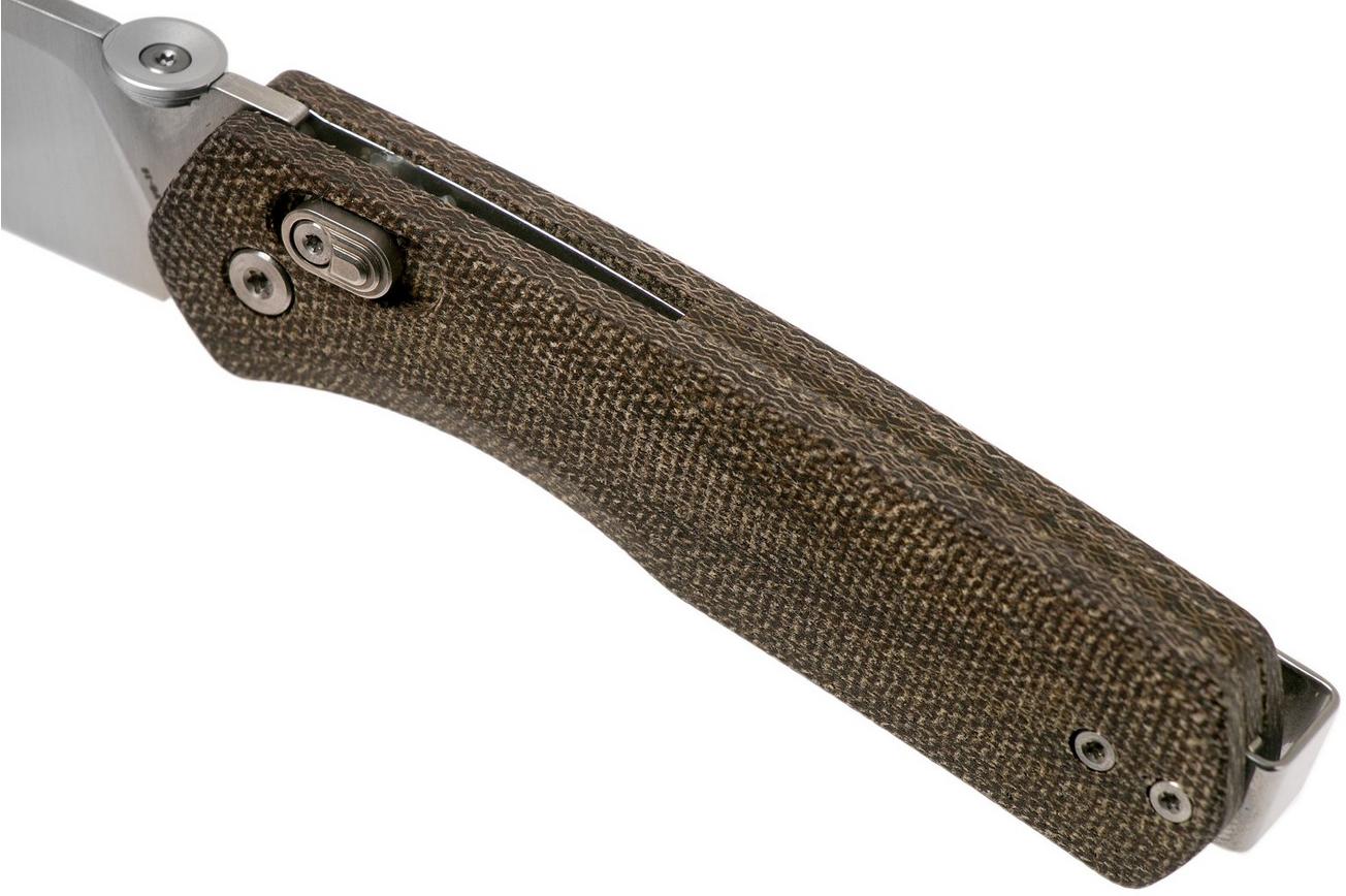 The James Brand The Carter, od green micarta, stainless zakmes KN108127-00