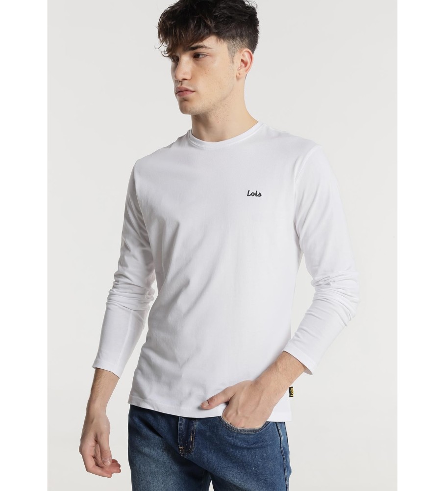 Camisa de manga comprida Lois 106358 Branca