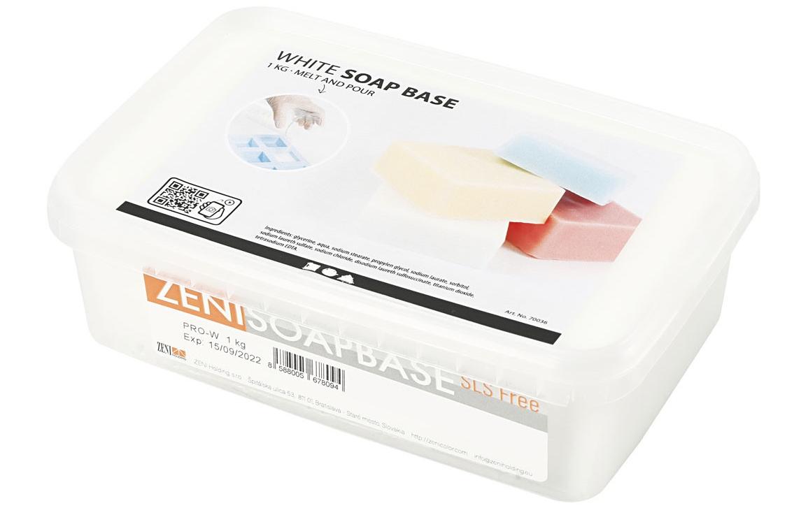 Glycerinseife 1 kg, WeissSeifenbasis