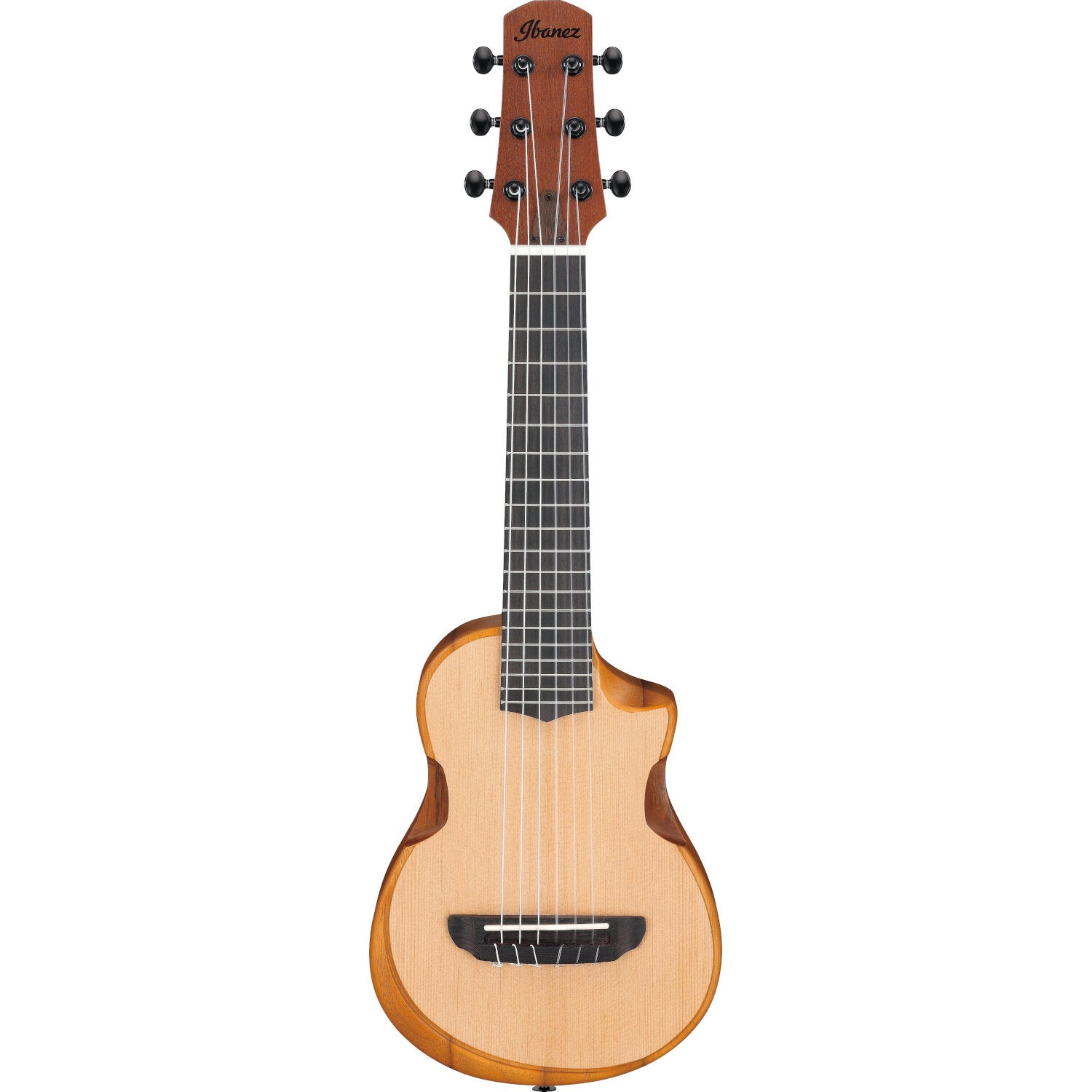 Ibanez AUP10N Open Pore Natural guitalele / piccolo gitaar met gigbag