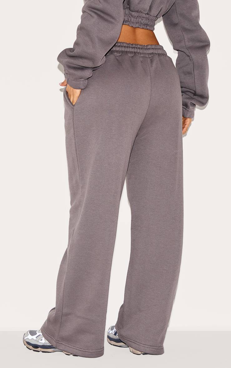 Steel Blue Jogging Petite À Jambes Larges Avec Détails De Coutures