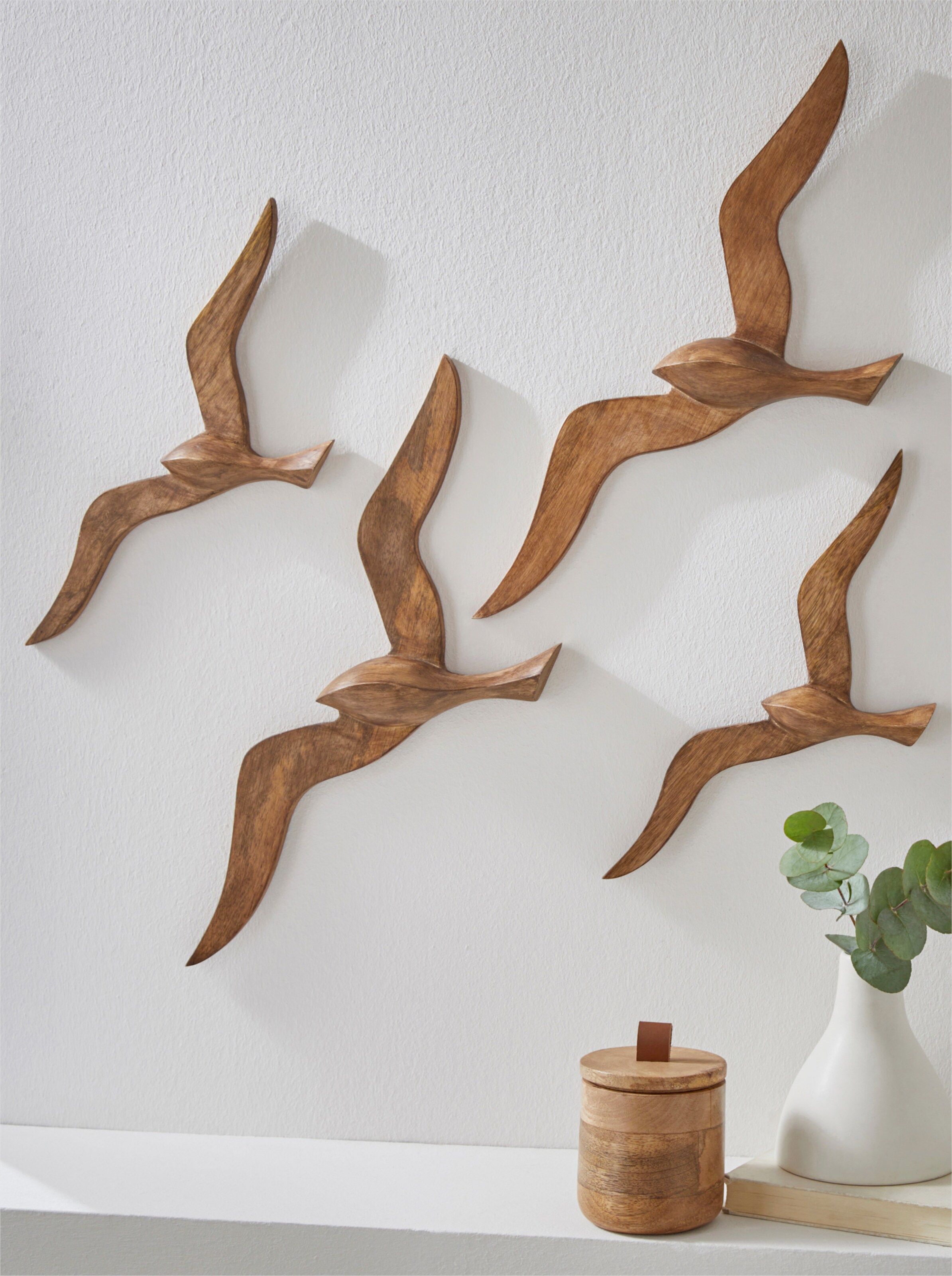 Wanddeko Vögel 2er-Set
