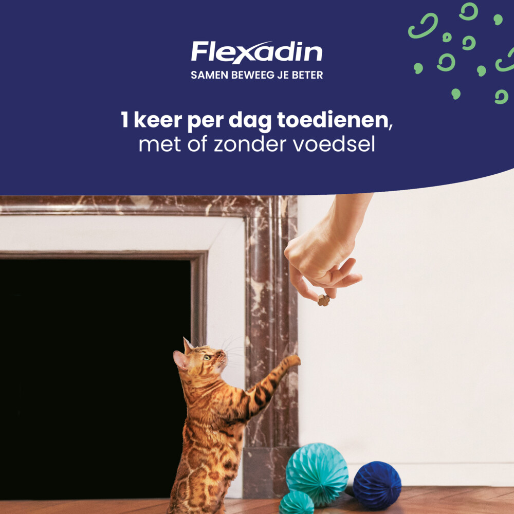 Flexadin Cat Kauwbrokjes60 stuks