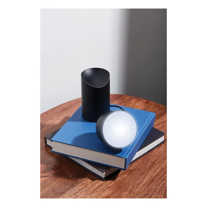 Lexon Lampe LED à poser Orbe | Noir