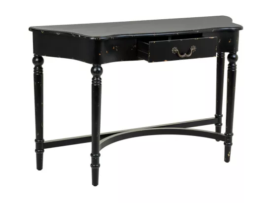 Console en bois avec 1 tiroir 125x42,5x78