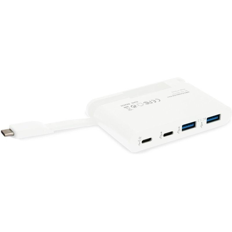 DICOTA D31731 hub & concentrateur 5000 Mbit/s Blanc
