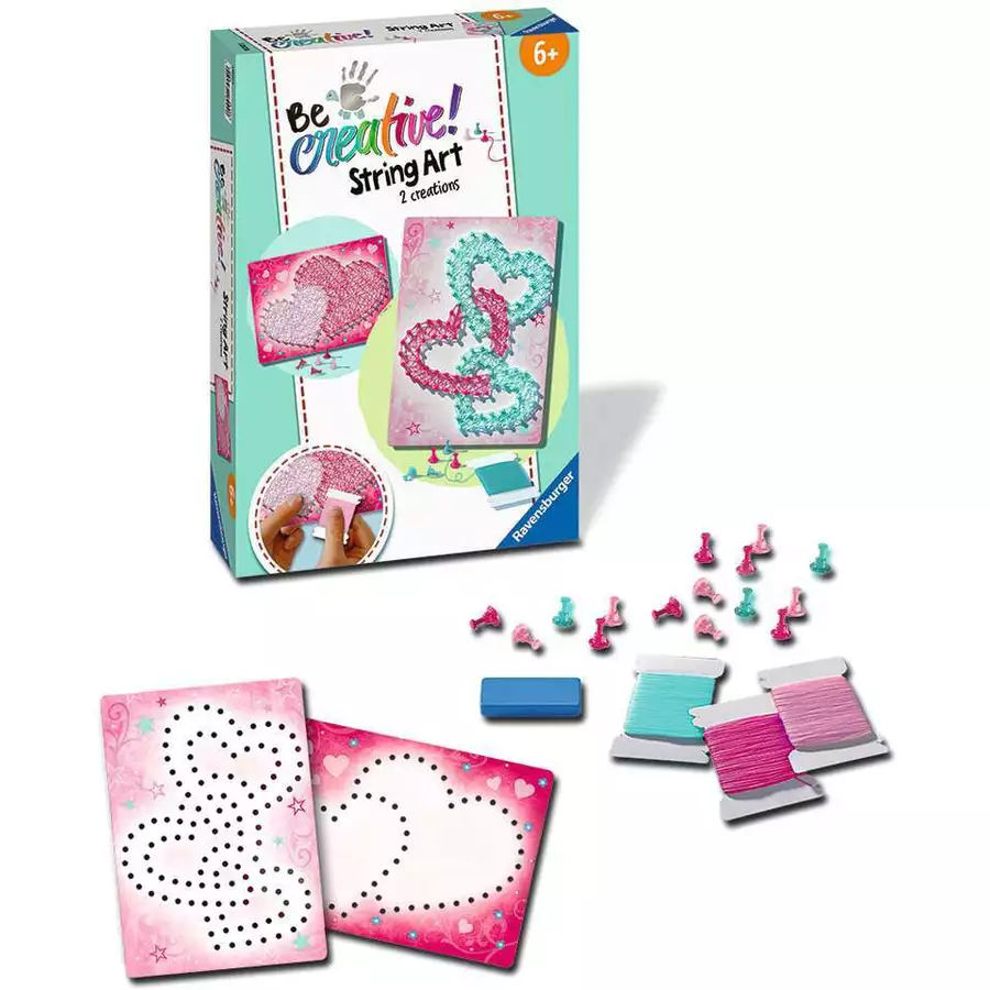Ravensburger BeCreative String Art Heart bunt