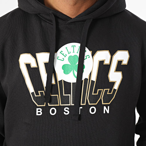 Sweat Capuche Retrodome Boston Celtics Noir