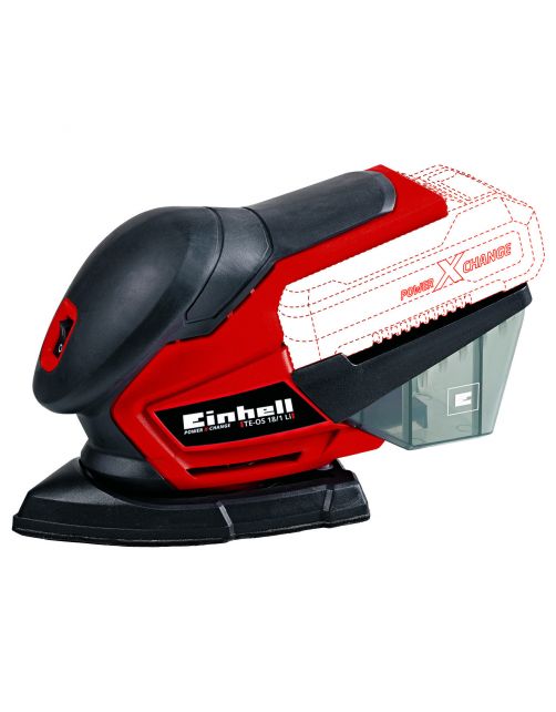 Einhell Accu Multischuurmachine - Electrisch Gereedschap - 0.84 kg Rood Zwart Wit
