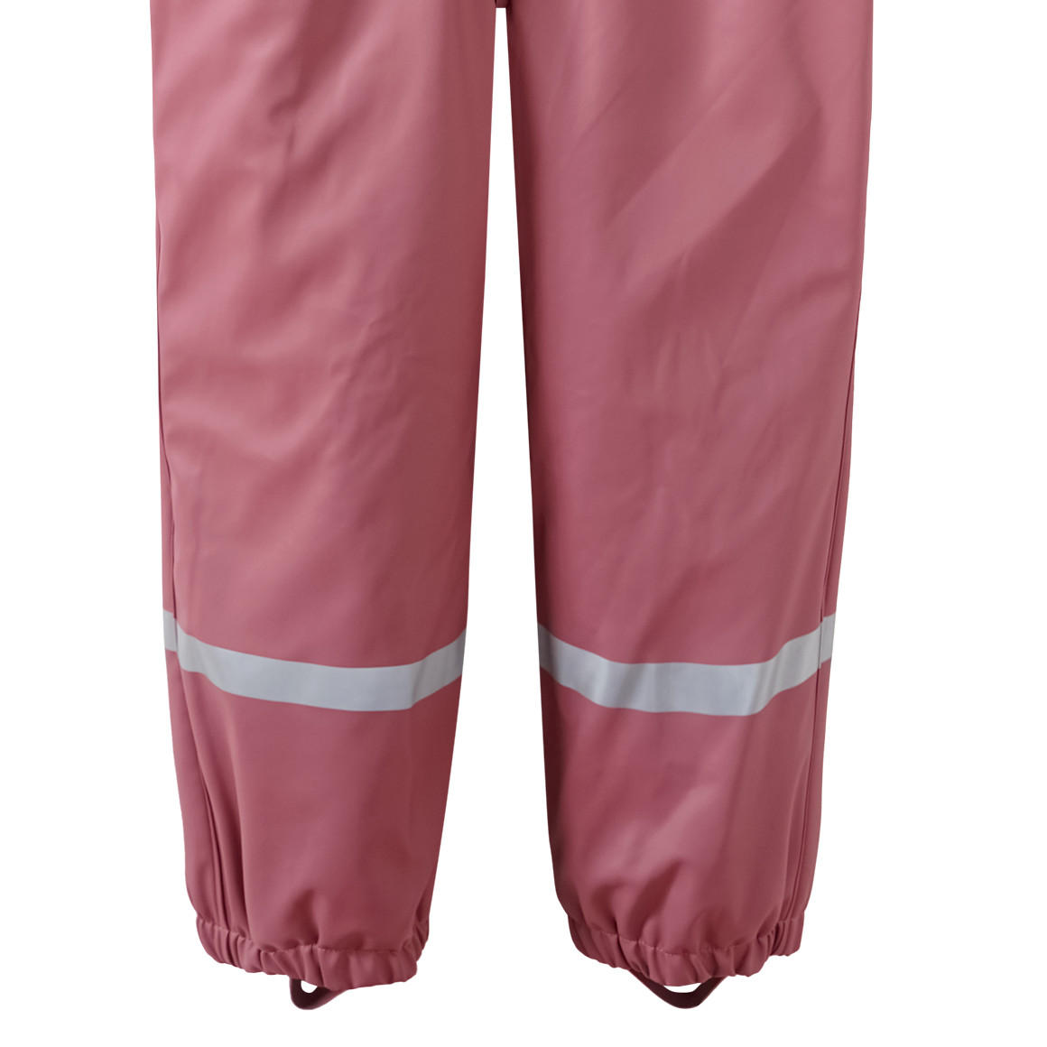 Famy Kinder Regenoverall mit gestepptem Futter rosa