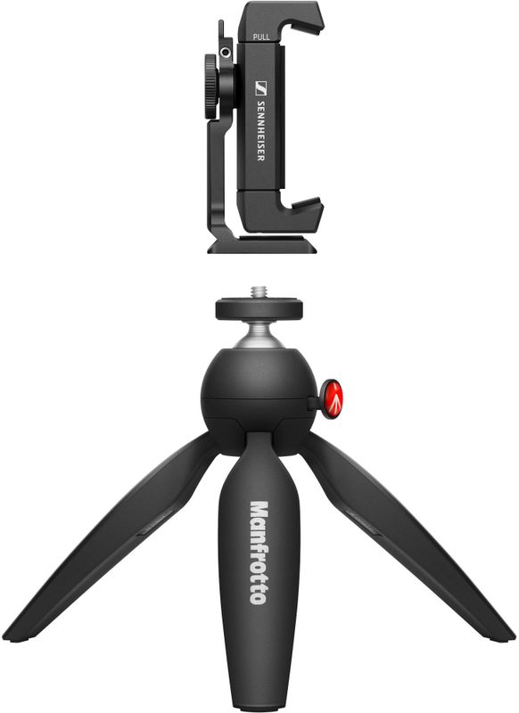 Sennheiser - MKE 400 - Mobiele Kit - Microfoon - Zwart - Statief en Houder