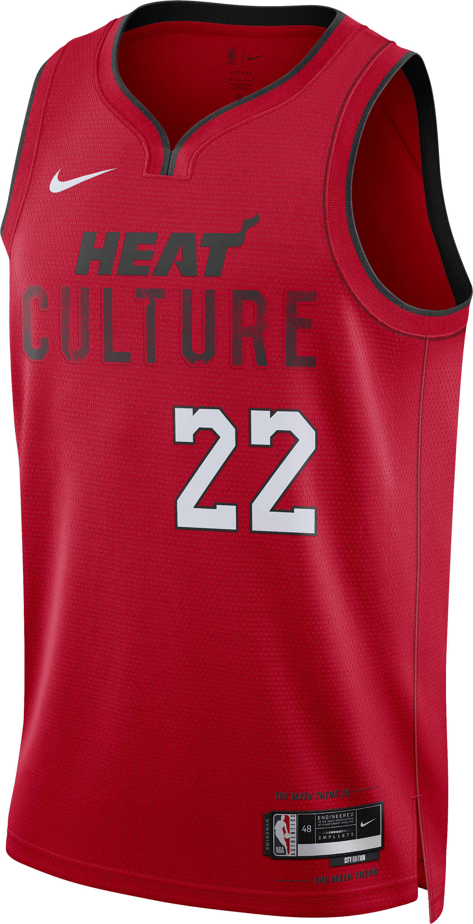 Nike Miami Heats Swingman Trikot 2024 Rot F661