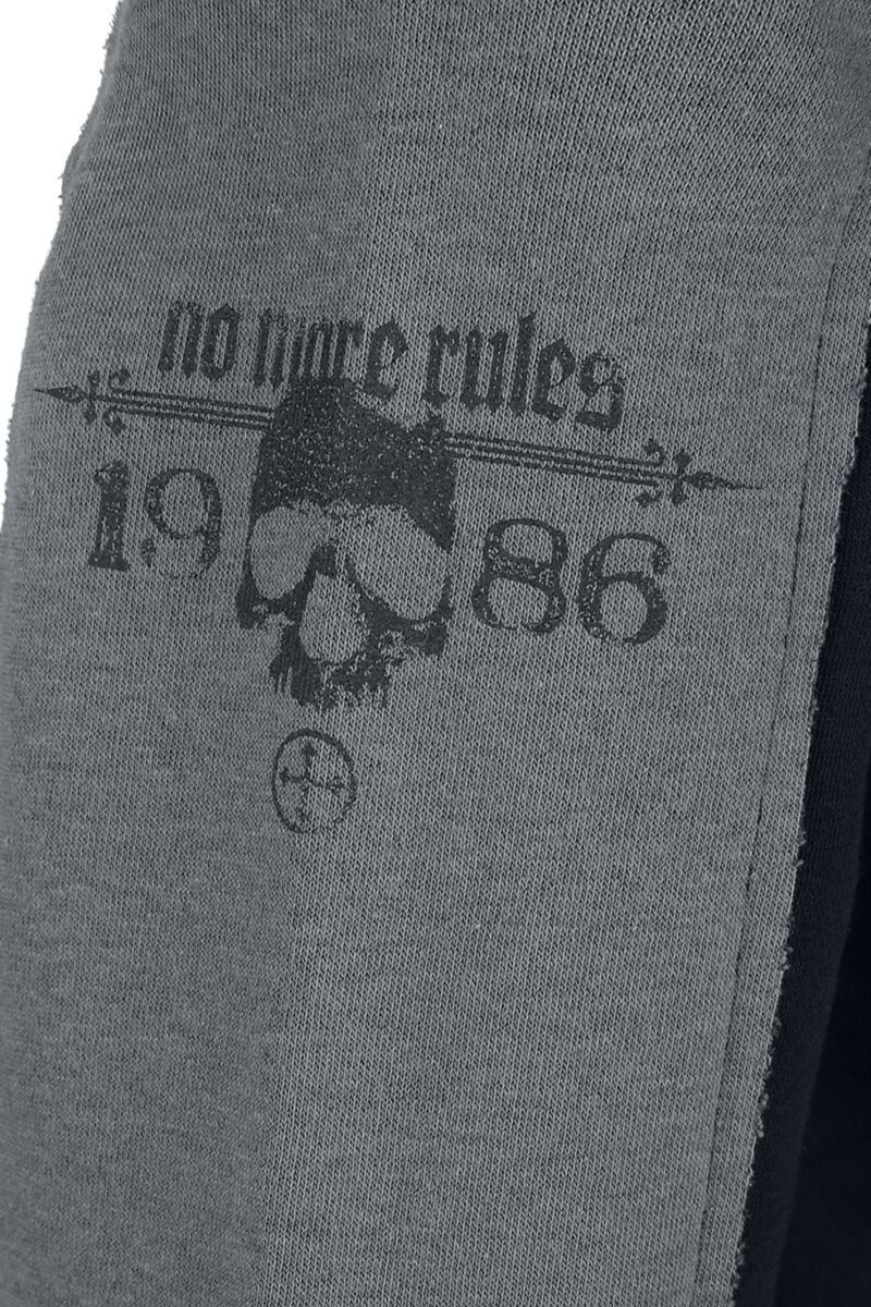 Veste À Capuche Noire Imprimé Rock Rebel & Crânes | Rock Rebel by EMP Sweat-shirt zippé à capuche