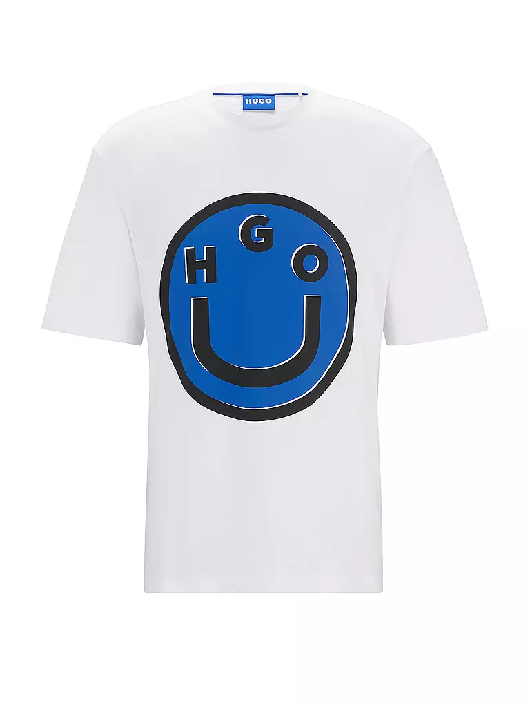 HUGO T-Shirt NIMPER weiss
