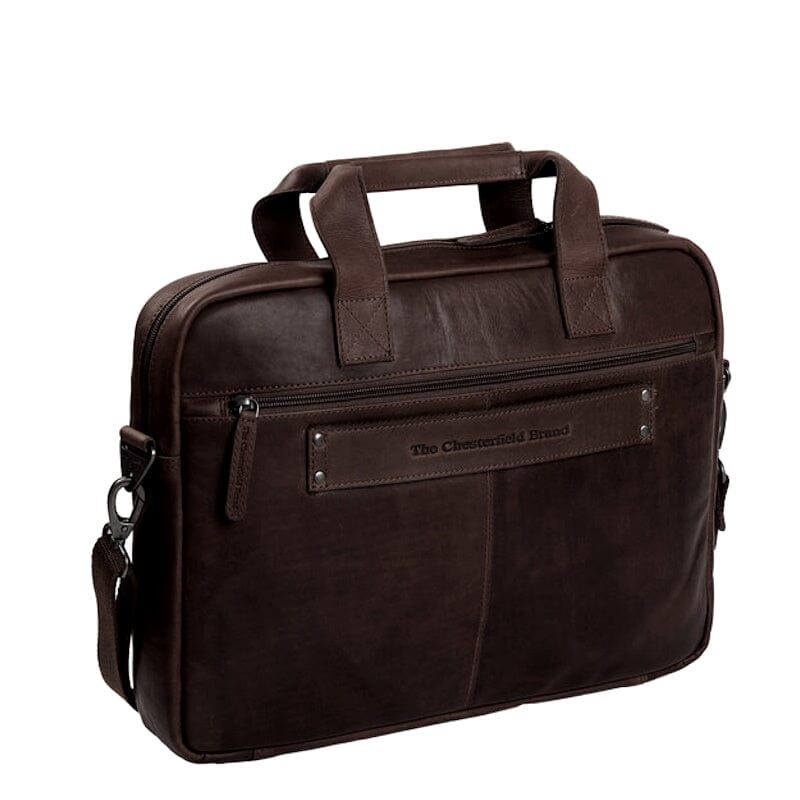 Chesterfield Brand Laptoptas Calvi Brown