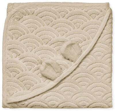 Cam Cam Copenhagen Junior Håndkle med Hette, Almond