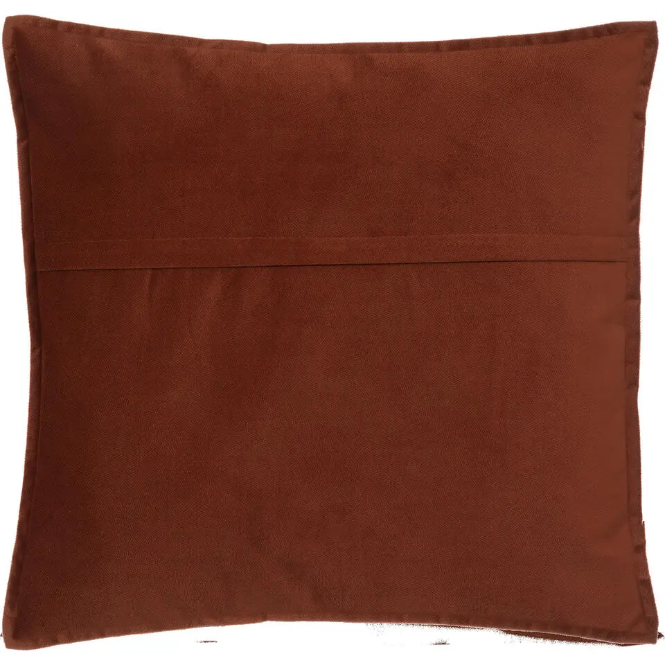 Atmosphera Bank/sierkussens Sophia - 52 x 52 cm - Terracotta