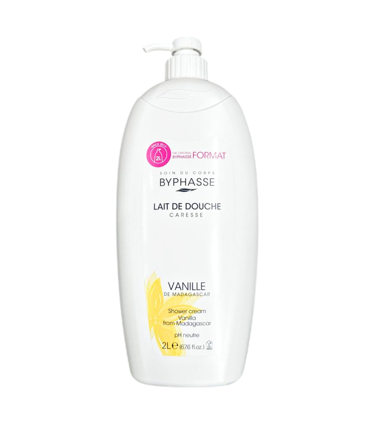 Byphasse - Gel de banho Caresse 2L - Flor de baunilha