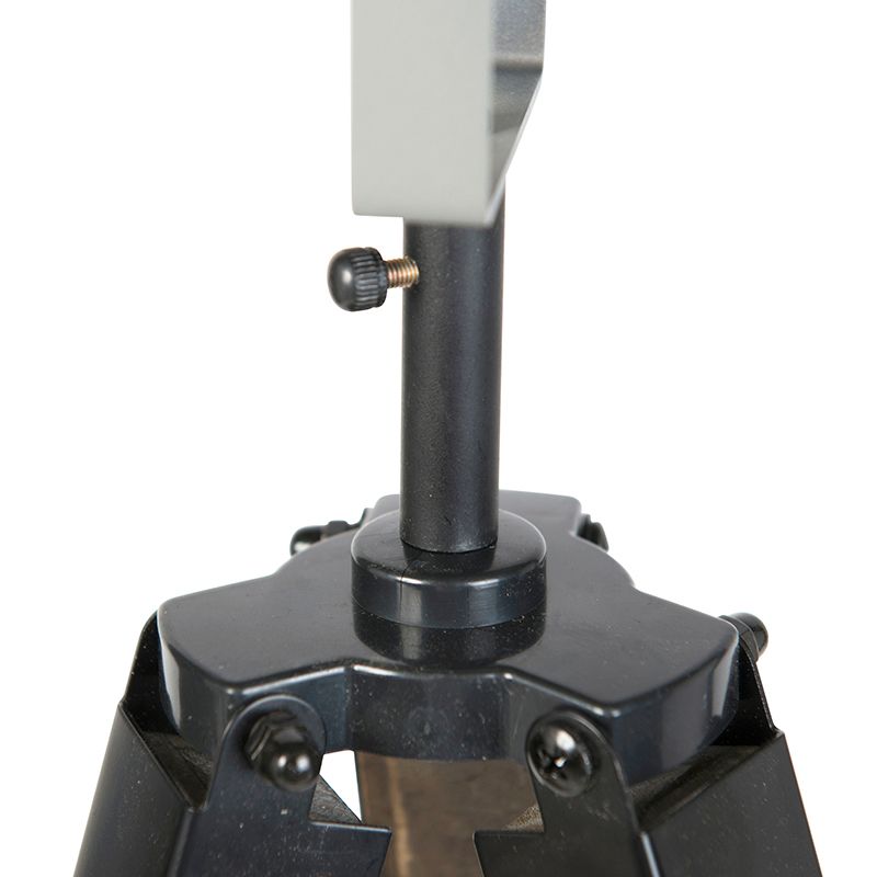 Smart industriële tripod vloerlamp hout met grijs incl. wifi A60 - Laos