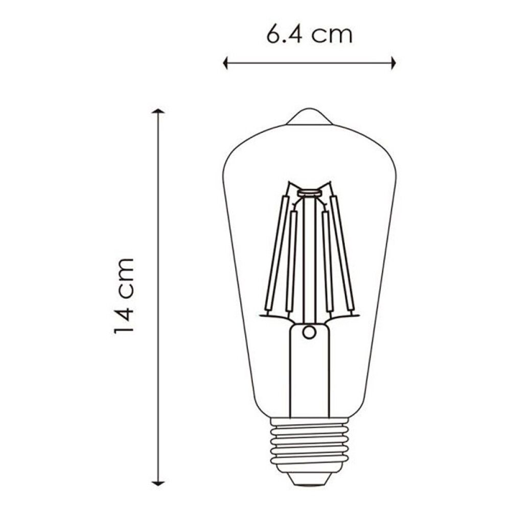 LYSPÆRE HOME SWETT HOME DECO DROP KLAR 4W 350 LM 3000K
