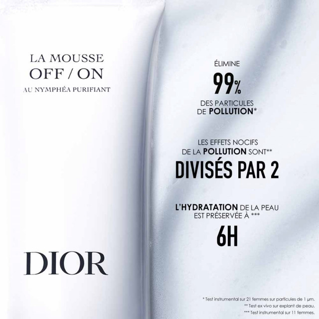 La Mousse OFF/ON au Nymphéa purifiant DIOR