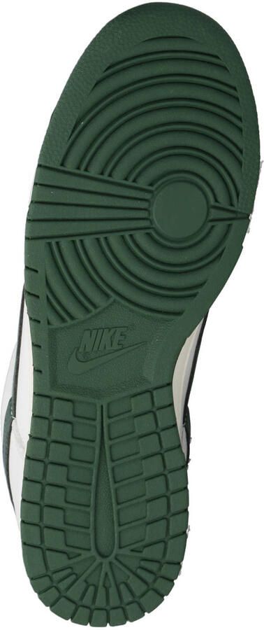Nike Dunk Low Retro sneakers wit donkergroen