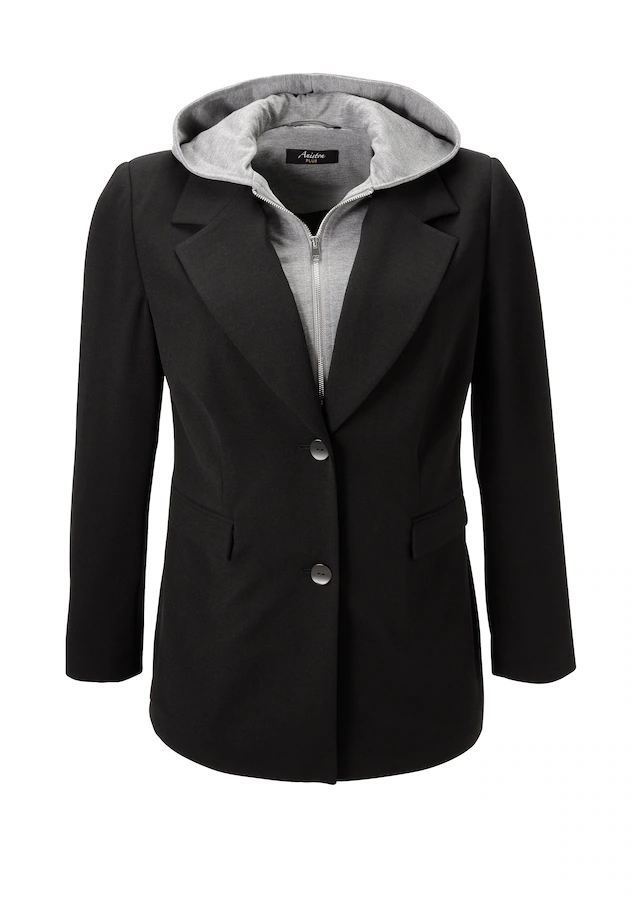 Aniston PLUS Longblazer , mit Hoodie-Effekt - NEUE KOLLEKTION