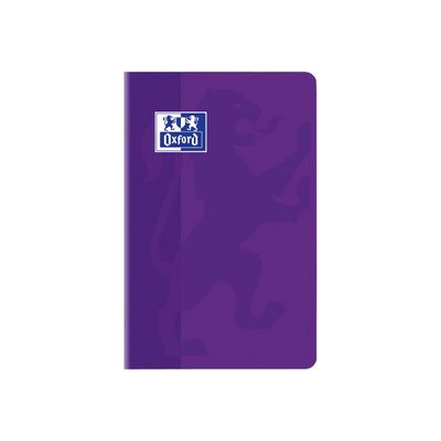 Oxford - Carnet 11 x 17 cm - 96 pages - petits carreaux (5x5 mm) - disponible dans différentes couleurs