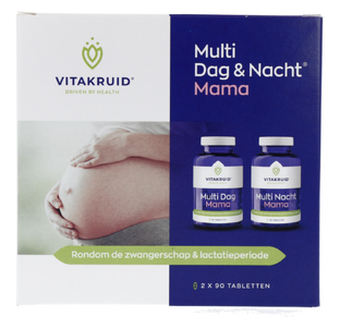 Vitakruid Multi Dag & Nacht Mama Tabletten 2x90st 180TB