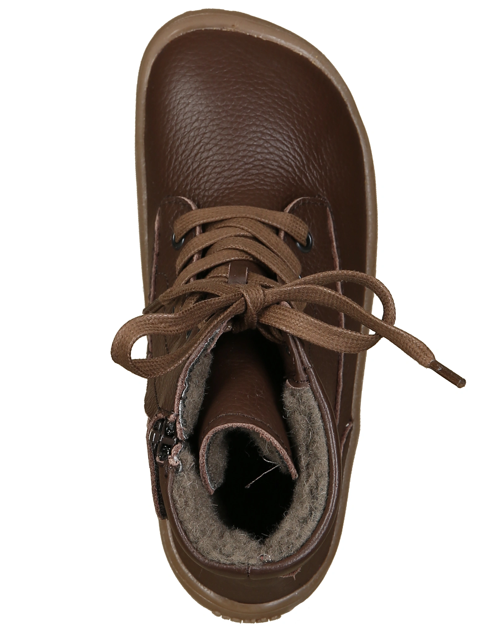 Winterstiefel BAREFOOT TEX LACES in brown