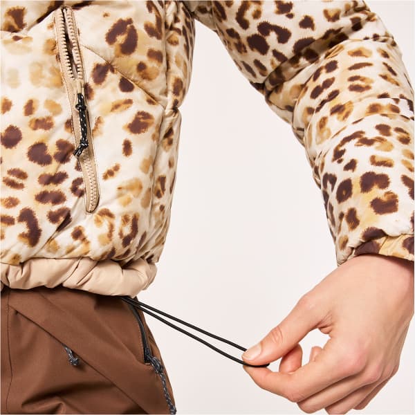 Doudoune ski OAKLEY WMNS TNP PUFFY JACKET CHEETA TD PRINT