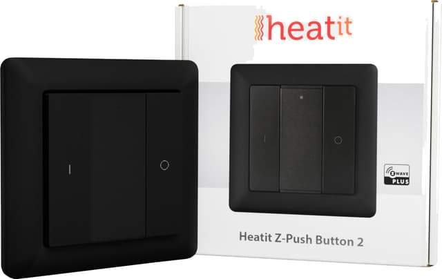 HeatIt Z-Push 2-knap switch (sort)