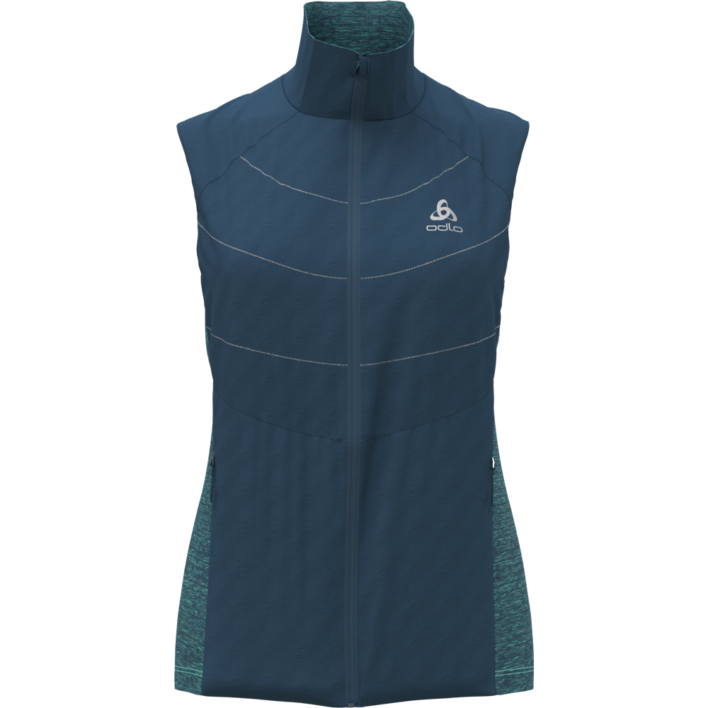 Odlo Run Easy S-Thermic Laufweste Damen blue wing teal