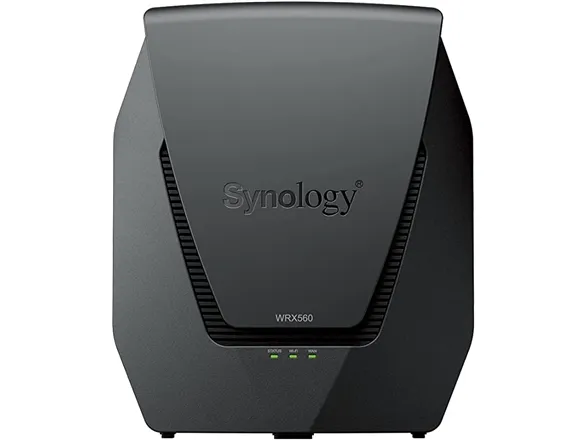 Synology WRX560 - Trådløs router - mesh 4-port switch - 1GbE, 2.5GbE - WAN-porte: 2