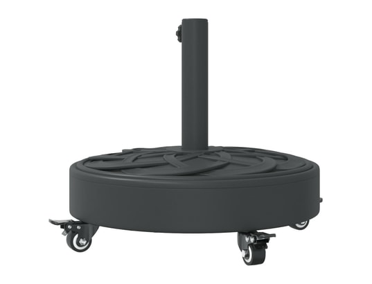 VIDAXL - Accessoire parasol Base de parasol avec roues pour mâts ø38 / 48 mm 27 kg rond