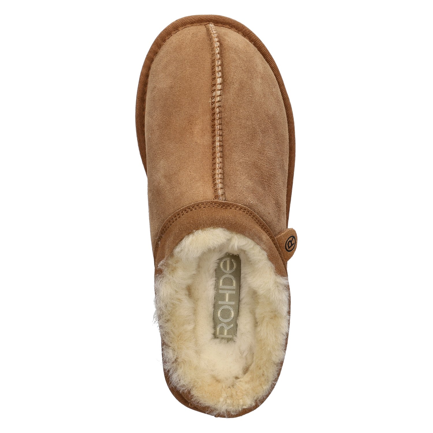 Livigno heren pantoffel Rohde Cognac
