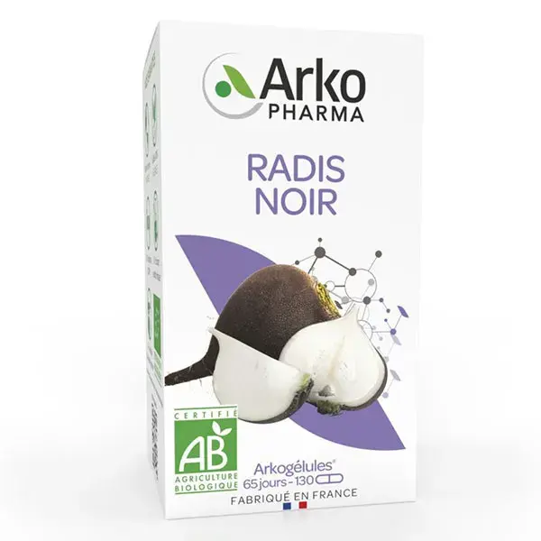 Arkopharma Arkogélules Radis Noir Bio 130 gélules