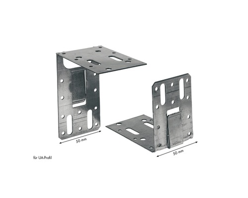 Knauf deurkozijnhoekbeugel voor CW/UA-profielen 50 mm